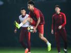 中国杯前瞻：中国男足备战训练气氛轻松